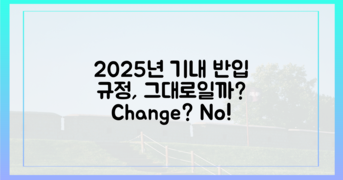 2025년, 기내 반입 규정 변화는 없을까?