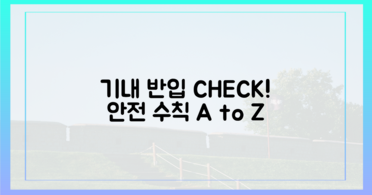 기내 반입, 안전 수칙