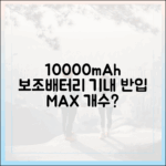 10000mAh 보조배터리, 몇 개까지 가능? 2025년 기내 반입 개수 총정리