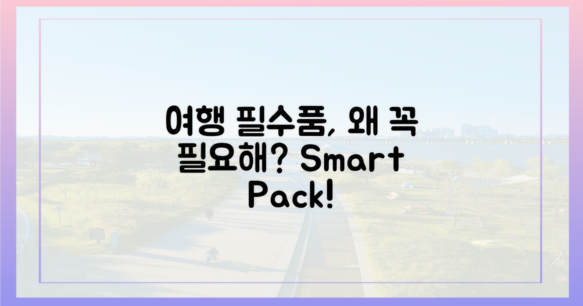 여행 필수품, 왜 필요할까?
