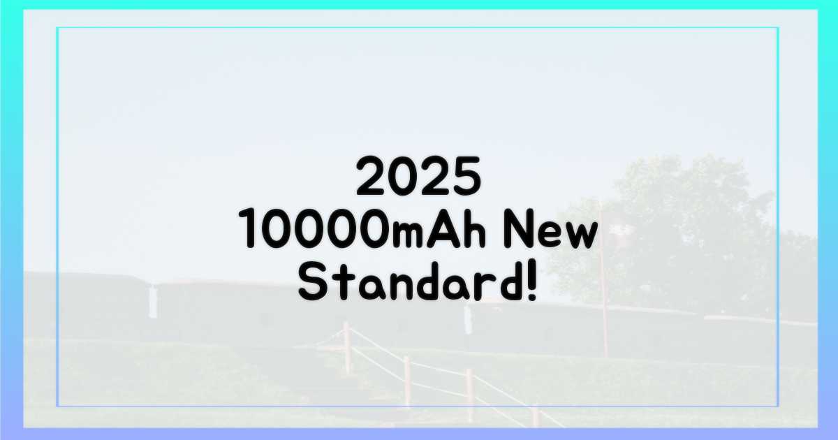 2025년, 10000mAh 허용 기준