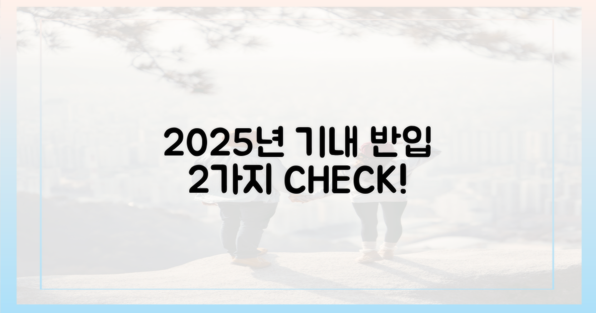 2025년, 기내 반입 2가지 확인점
