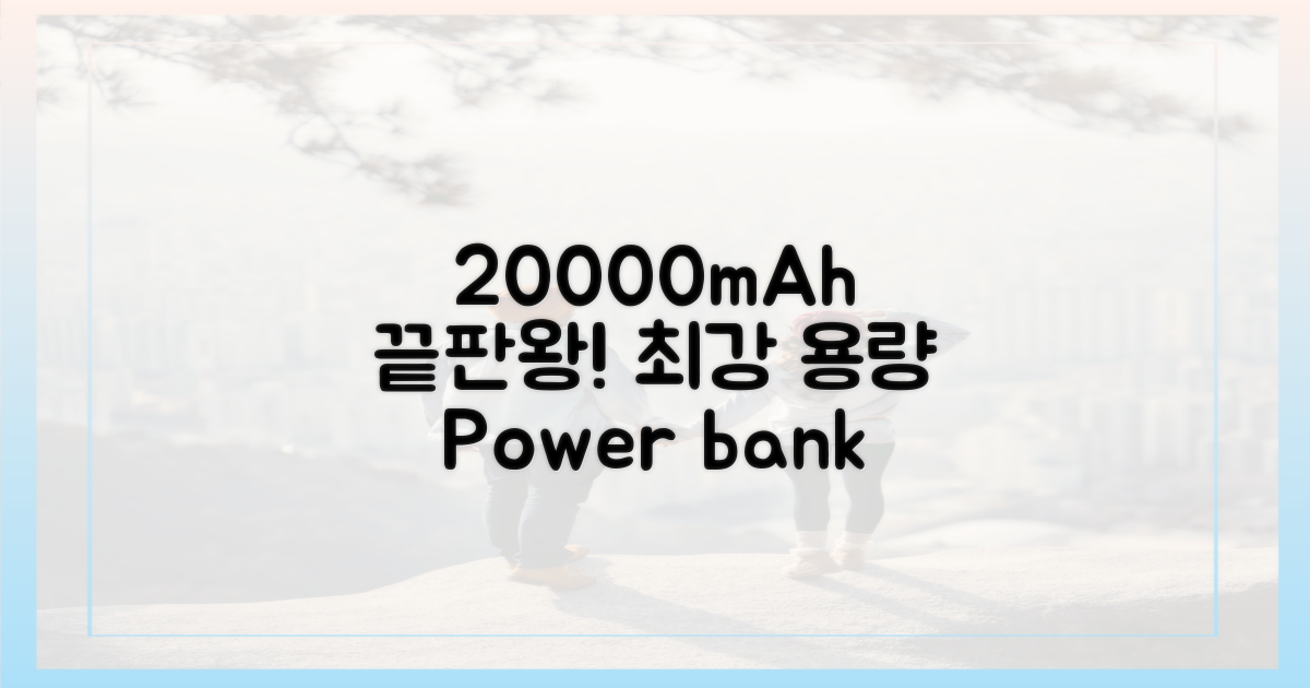 20000mAh 용량 기준