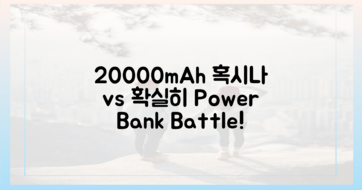 20000mAh, '혹시나' vs '확실히