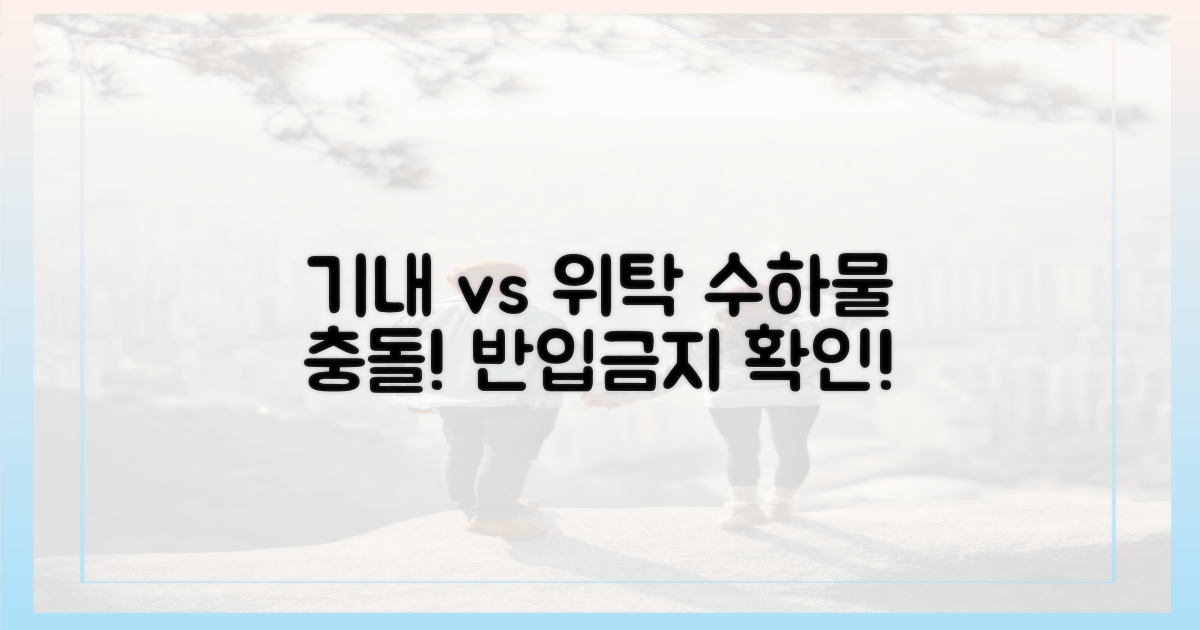 기내 vs 위탁수하물: 충돌 위험