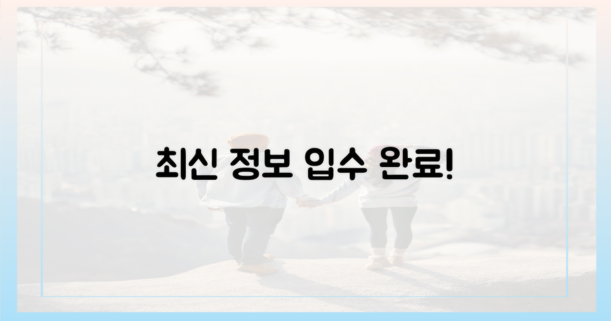 반입 가능한 최신 정보