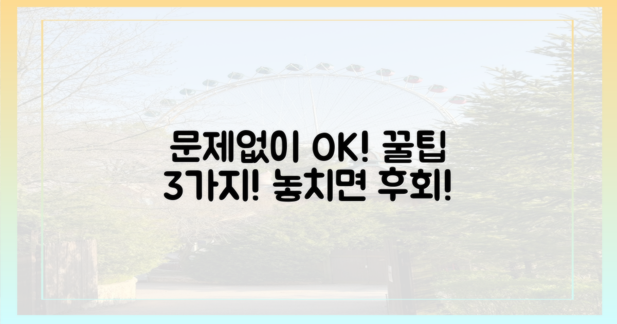 문제없이 가져가는 팁은?