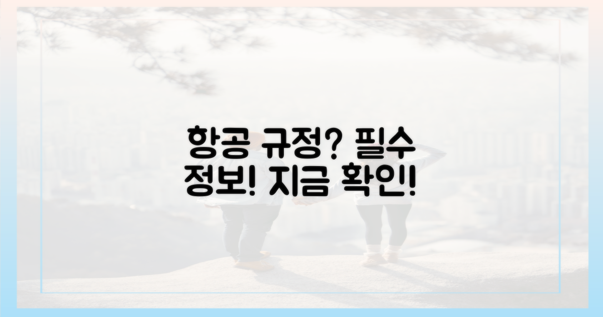 항공 규정, 무엇을 파헤칠까?