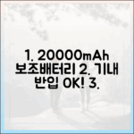 20000mAh 이상의 보조배터리, 항공사 승인받고 기내 반입하는 방법