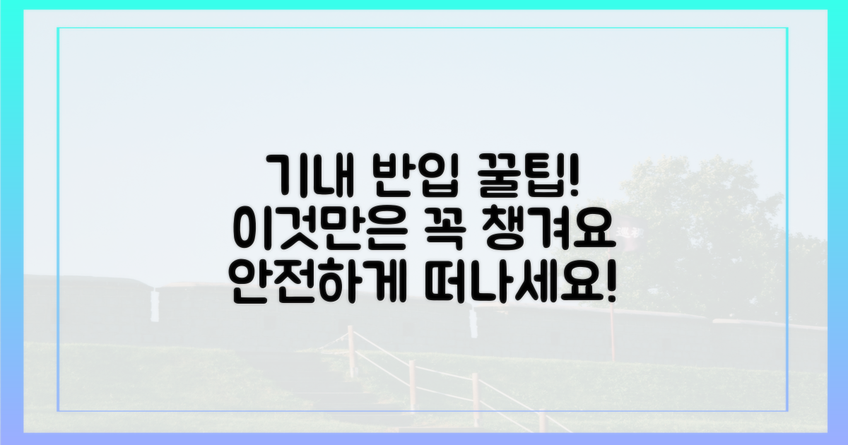 안전한 기내 반입, 이것만은 꼭!