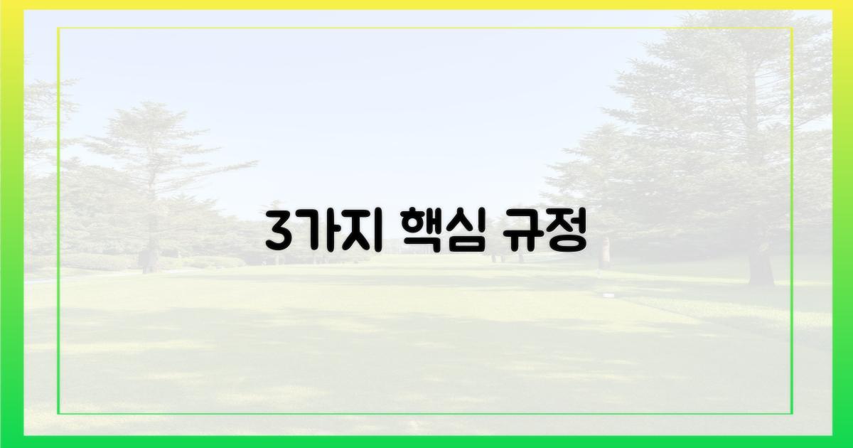 3가지 핵심 규정