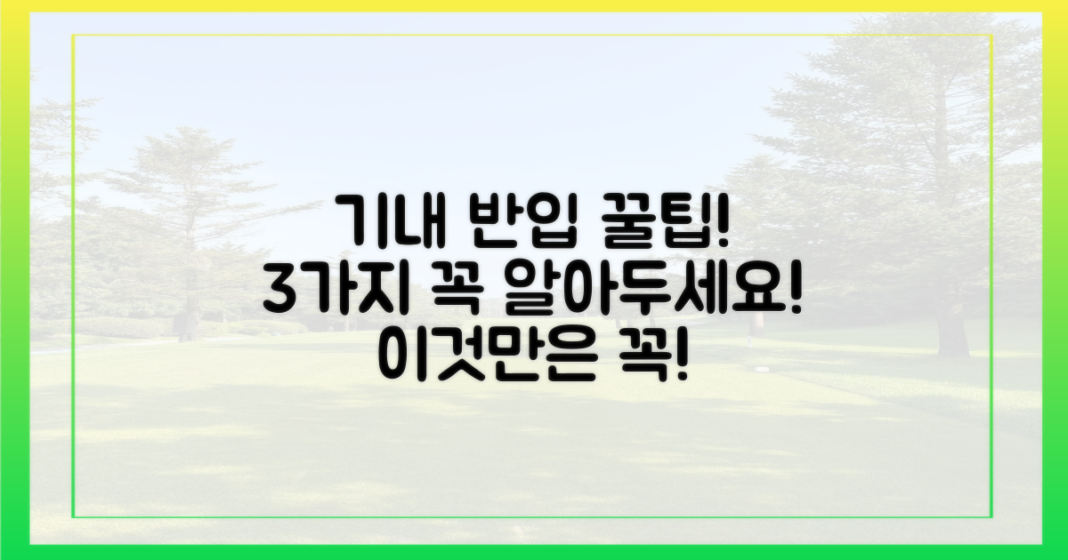 3가지, 기내 반입 규정