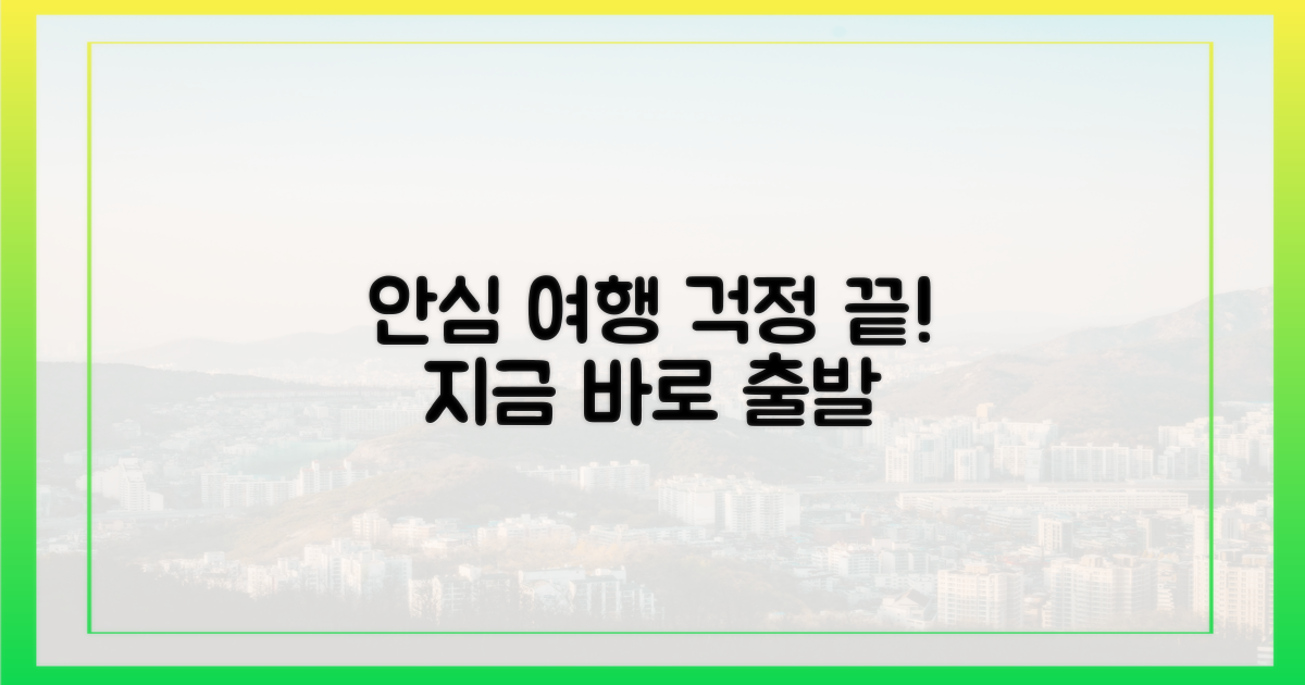 안심하고 여행하기