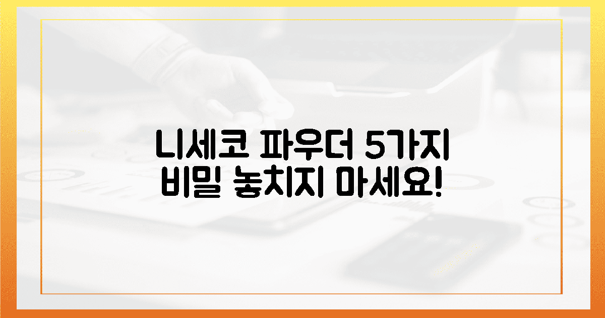 5가지 니세코 파우더 비밀