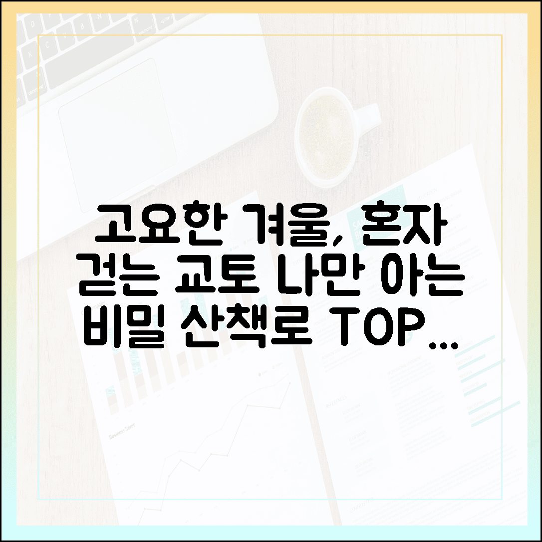 나만 알고 싶은 고요함, 혼자 떠나기 좋은 교토 겨울 산책로 TOP 4