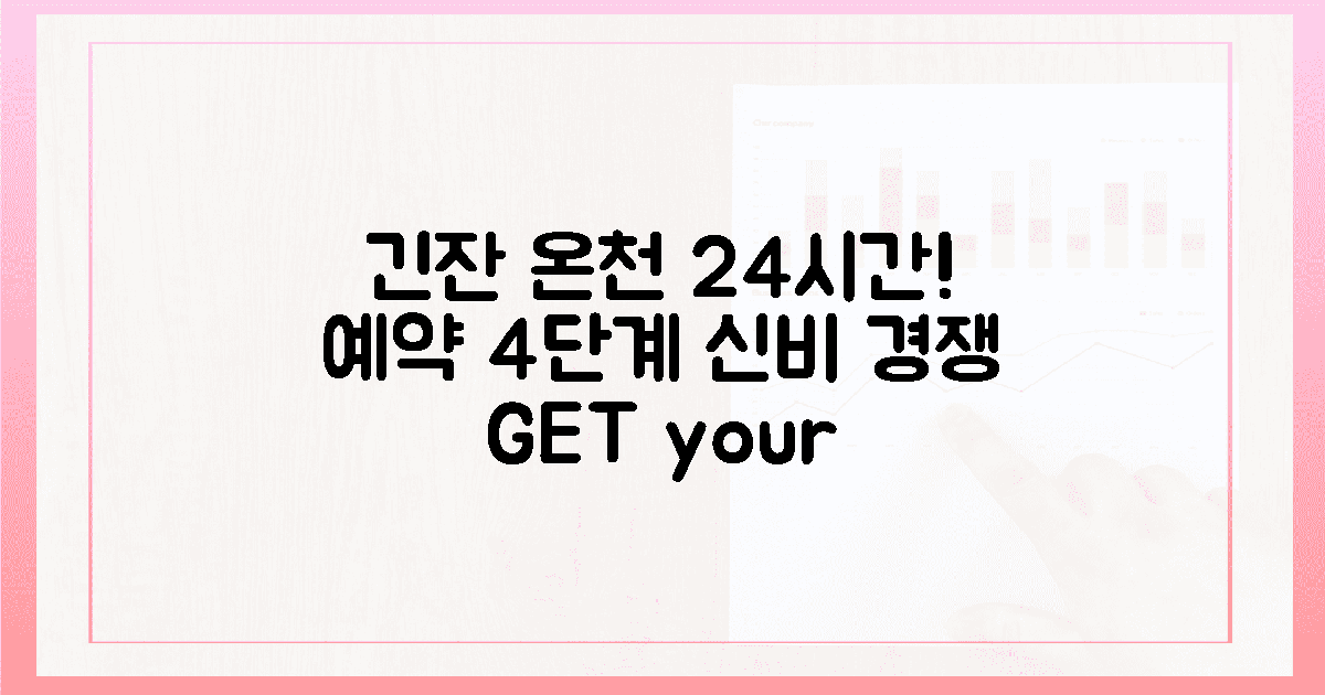 24시간 쫄깃! 긴잔 온천 예약, '신비'와 '경쟁'의 4단계