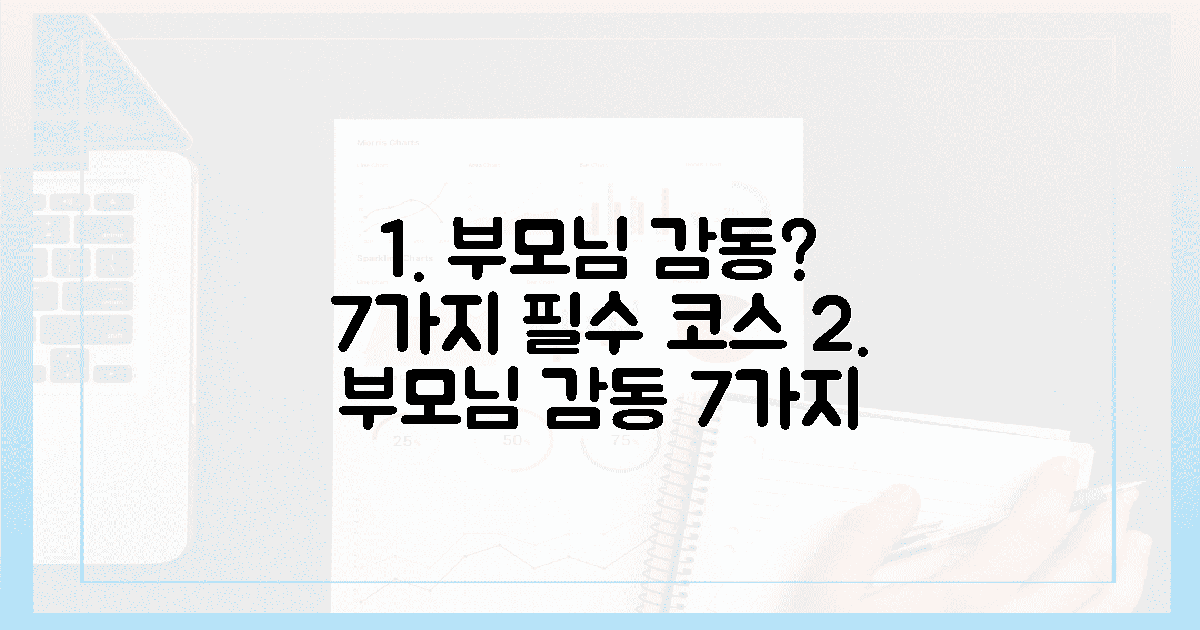 부모님 감동, 7가지 필수 코스일까?