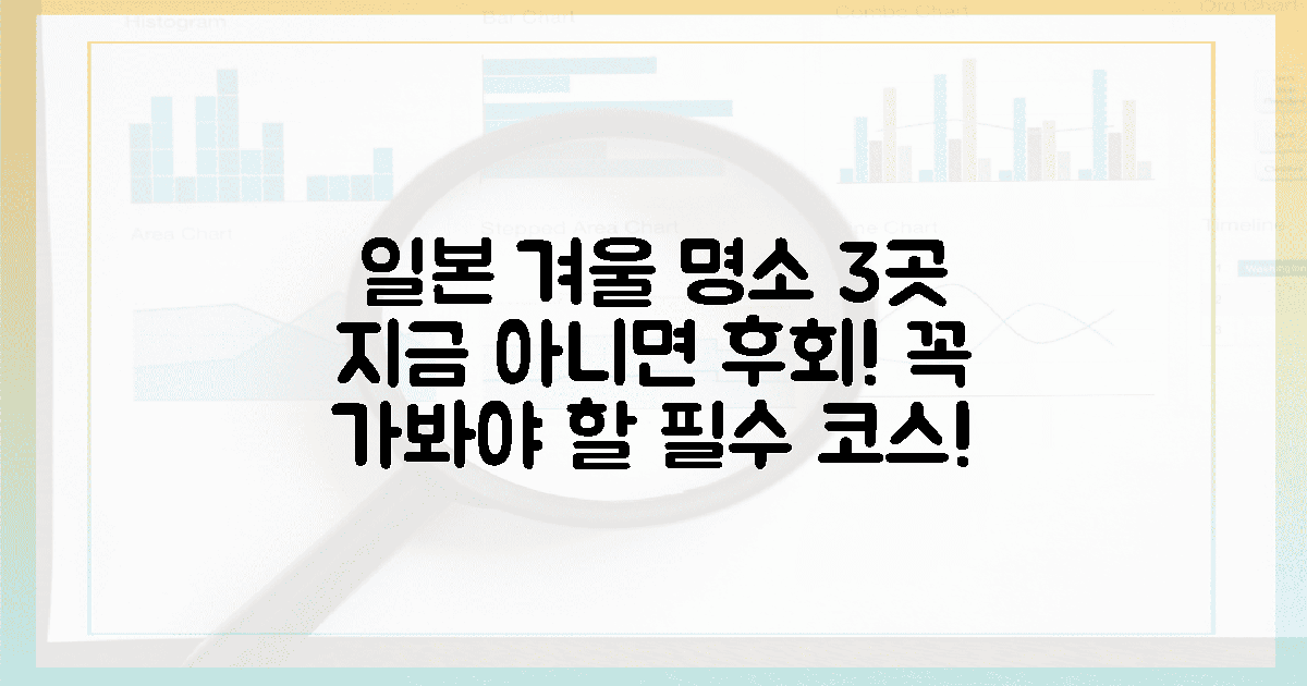 놀라운 일본 겨울! 이 3곳, 절대 놓치지 마세요!