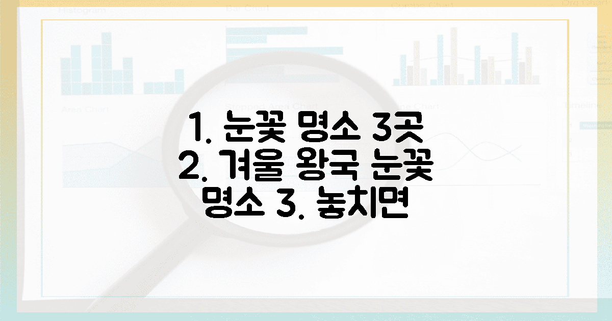 3가지 눈꽃 명소