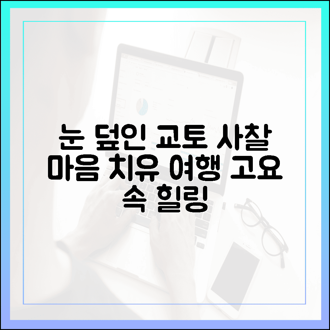 눈 덮인 교토의 고즈넉한 사찰 4곳, 복잡한 생각 비우고 오는 마음 치유 여행