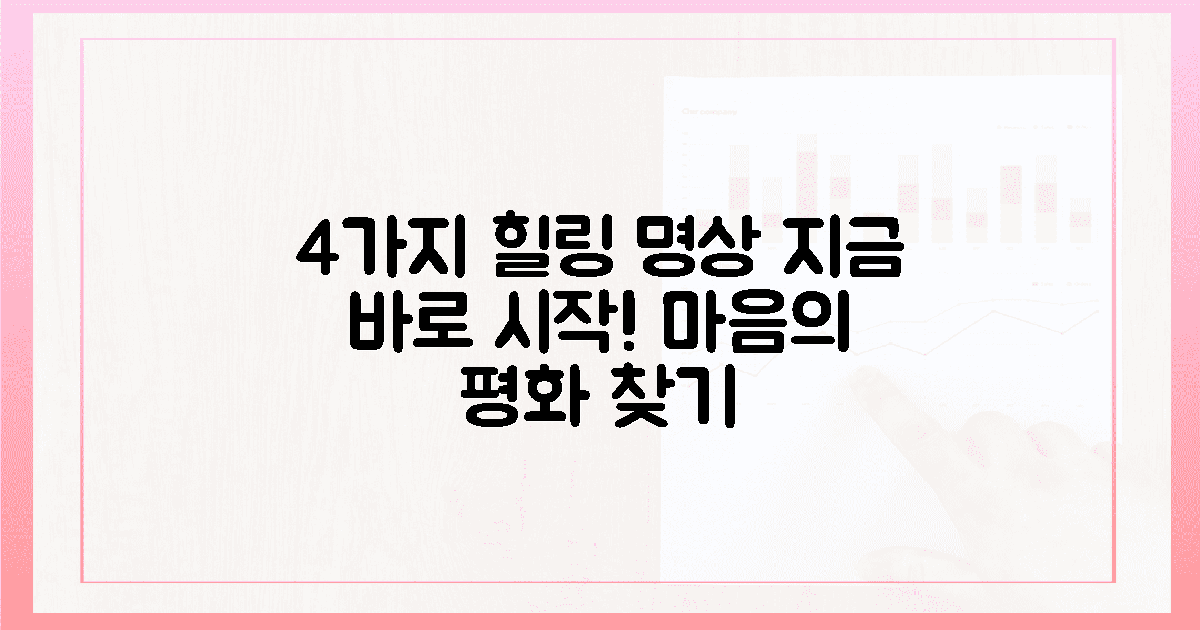 4가지 힐링 명상 포인트