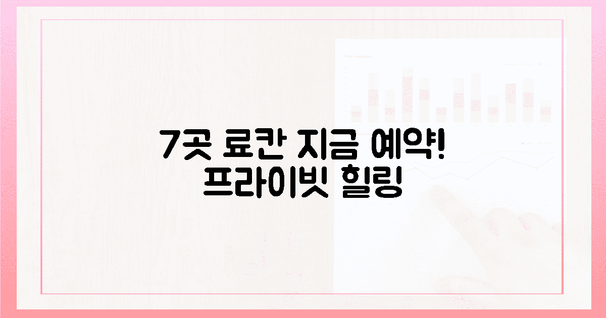 7곳의 프라이빗 료칸, 지금 예약하세요!