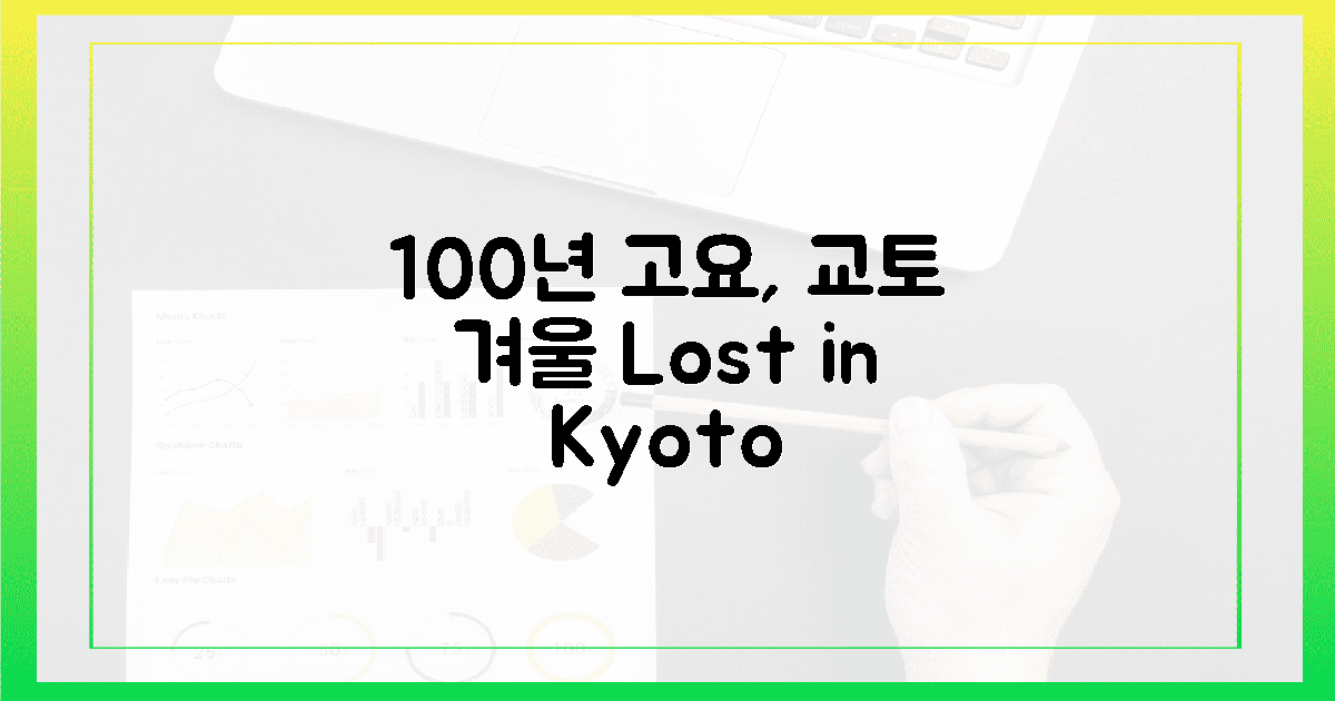 교토 겨울, **100년 된 고요함** 어디에?