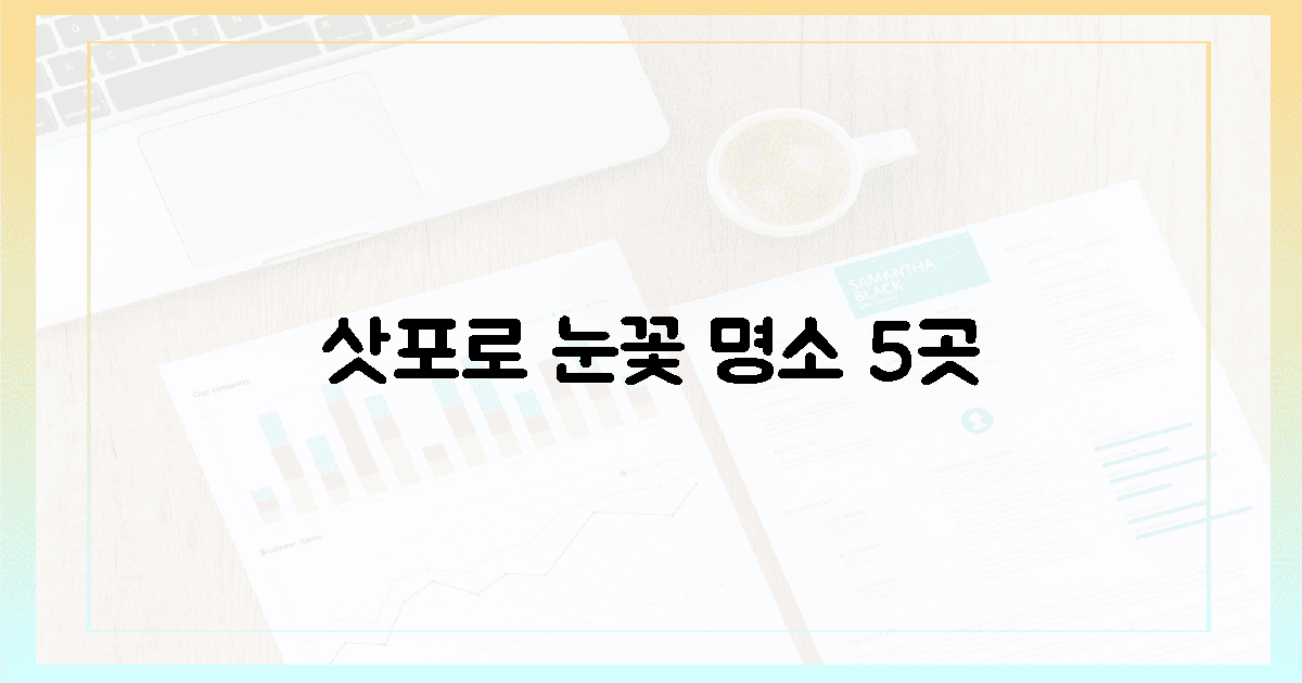 삿포로 현지인만 아는 설경 5곳