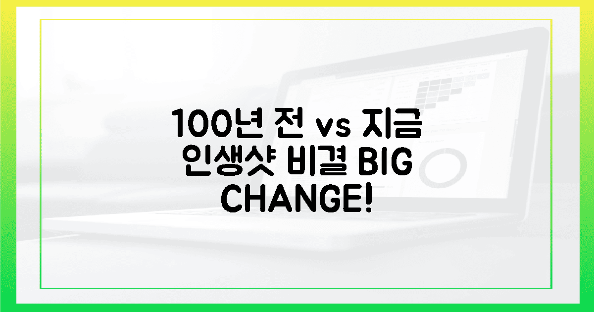 100년 전 긴잔 vs 지금, 인생샷 달성 비결