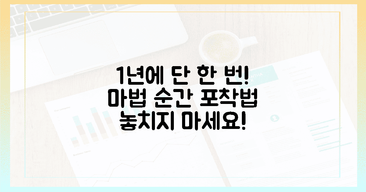 1년에 단 한 번, 마법 같은 순간을 포착하려면?