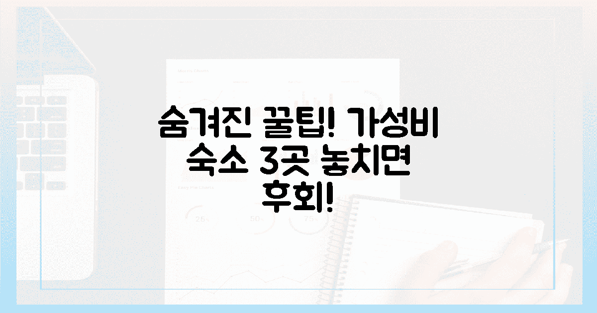 3곳, 숨겨진 가성비 숙소는?