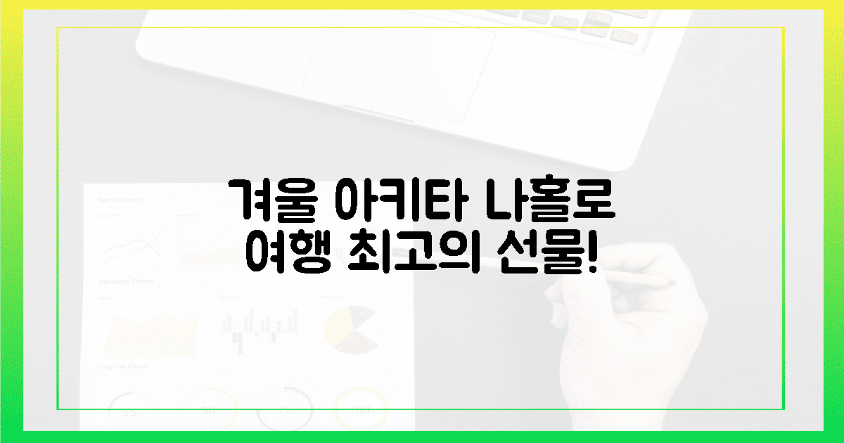 겨울 아키타: 혼자에게 주는 최고의 선물