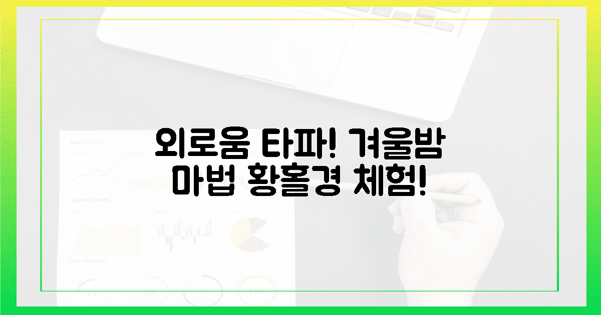 외로움 잊는! 황홀한 겨울밤 마법