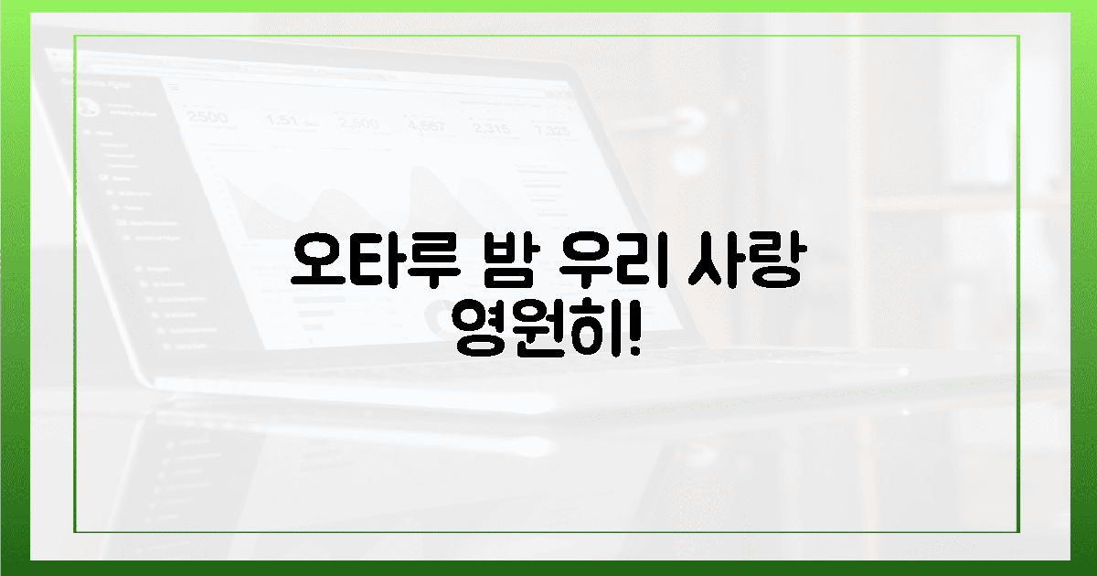 오타루 밤, 우리 사랑 영원히!