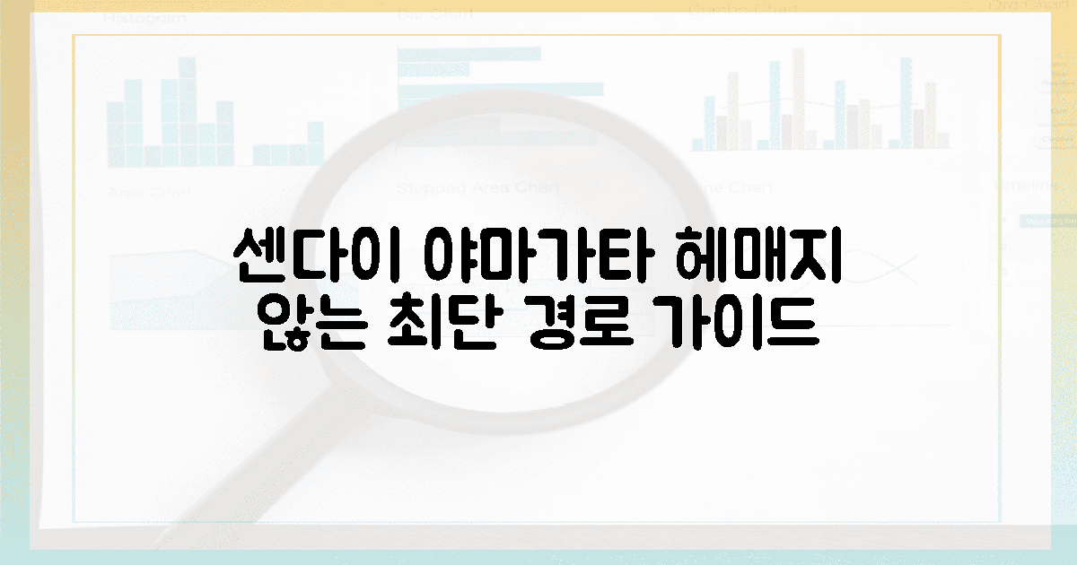 센다이서 야마가타까지, 헤매지 않는 최단 이동 경로