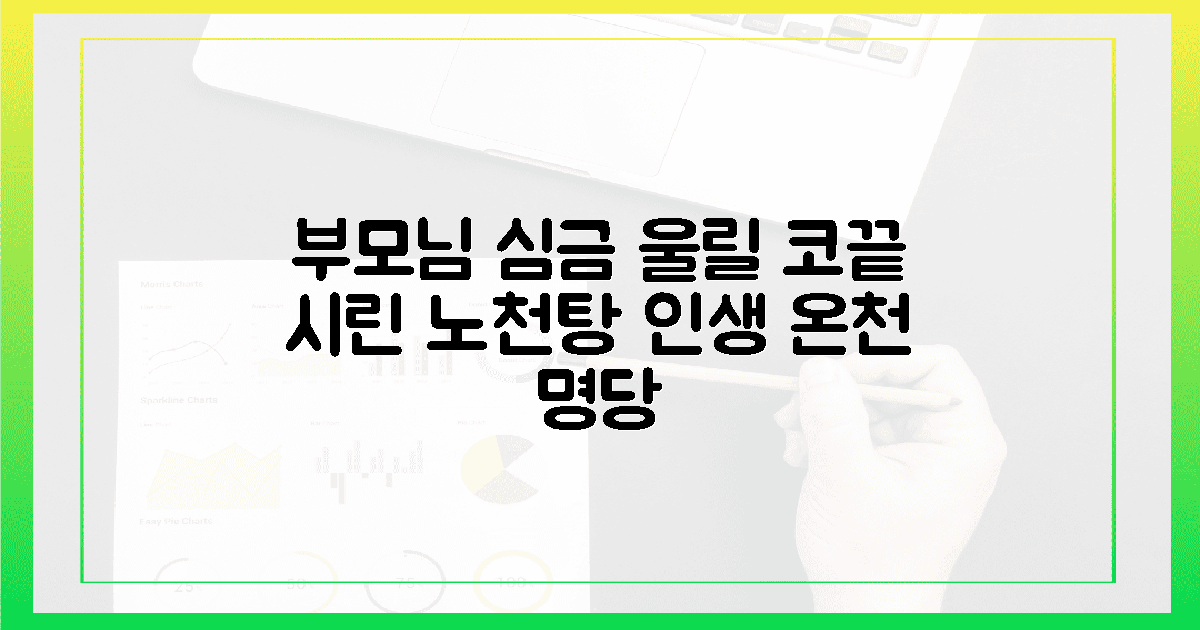 코끝 시린 노천탕, 부모님 심금 울릴 온천 명당