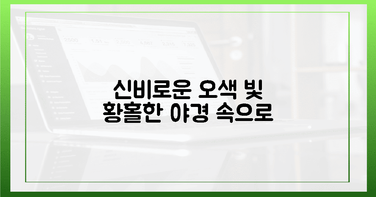 3. 오색 빛의 황홀경, 밤에 열리는 신비한 야경