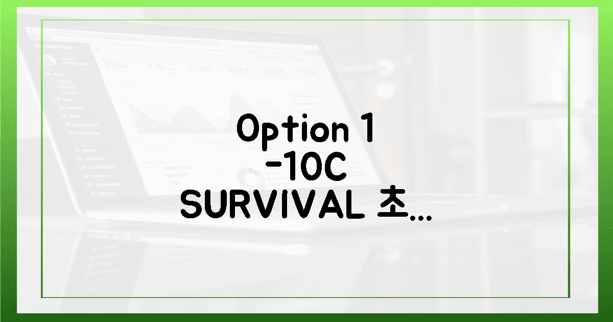 2. 초보자용 3km 코스, 영하 10도 생존 가이드