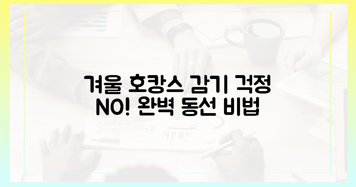 감기 걱정 없는 겨울 호캉스 완벽 동선 노하우